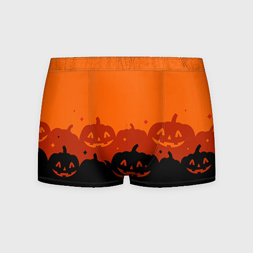 Мужские трусы Хэллоуин счастливые тыквы / 3D-принт – фото 1