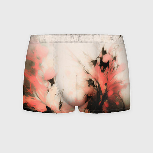 Мужские трусы Розовый взрыв абстракция / 3D-принт – фото 1
