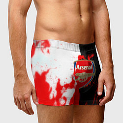 Трусы-боксеры мужские Арсенал огонь, цвет: 3D-принт — фото 2