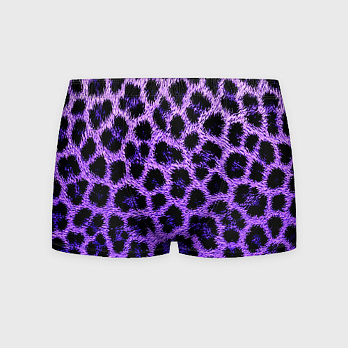 Мужские трусы Леопардовый фиолетовый / 3D-принт – фото 1