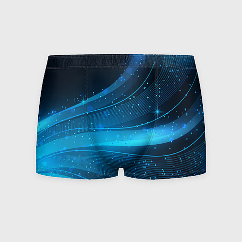 Мужские трусы Абстракция волнистых линий / 3D-принт – фото 1