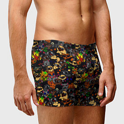 Трусы-боксеры мужские Paw, цвет: 3D-принт — фото 2