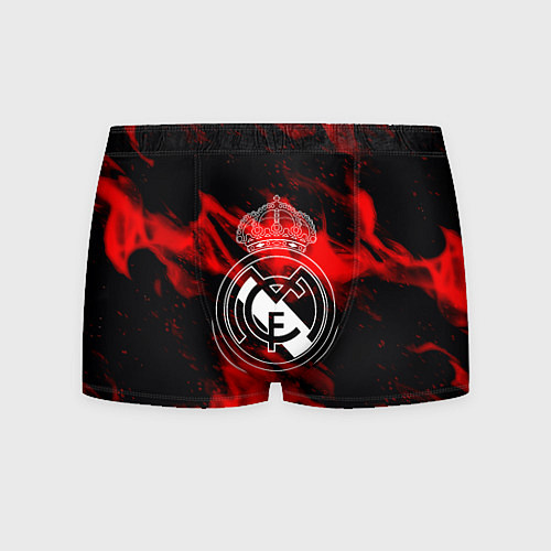 Мужские трусы Real Madrid красный огонь / 3D-принт – фото 1