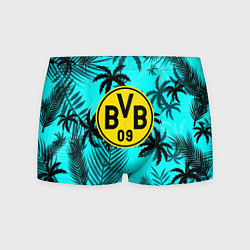 Трусы-боксеры мужские Borussia неоновые тропики гта, цвет: 3D-принт