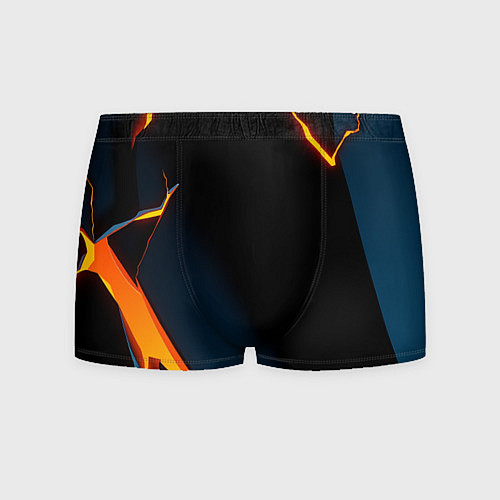 Мужские трусы Glow orange neon / 3D-принт – фото 1