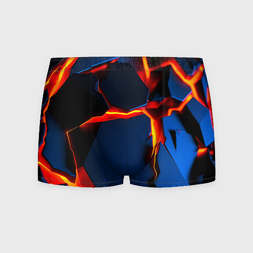 Мужские трусы Glow orange neon / 3D-принт – фото 1