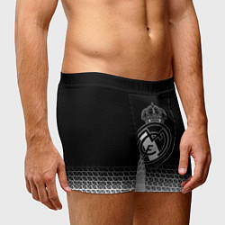 Трусы-боксеры мужские Реал Мадрид текстура геометрия, цвет: 3D-принт — фото 2