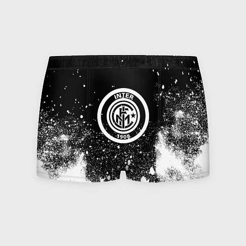 Мужские трусы Inter белый всплеск краско / 3D-принт – фото 1