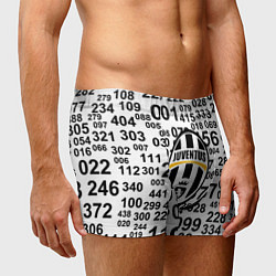 Трусы-боксеры мужские Ювентус числа, цвет: 3D-принт — фото 2
