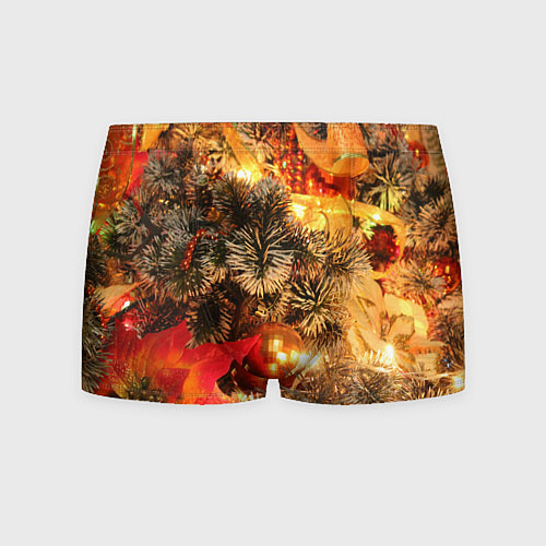 Мужские трусы Атмосфера Рождества / 3D-принт – фото 1