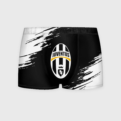 Мужские трусы Juventus краски штрихи текстура / 3D-принт – фото 1