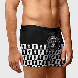 Трусы-боксеры мужские Inter люди спорт паттерн, цвет: 3D-принт — фото 2