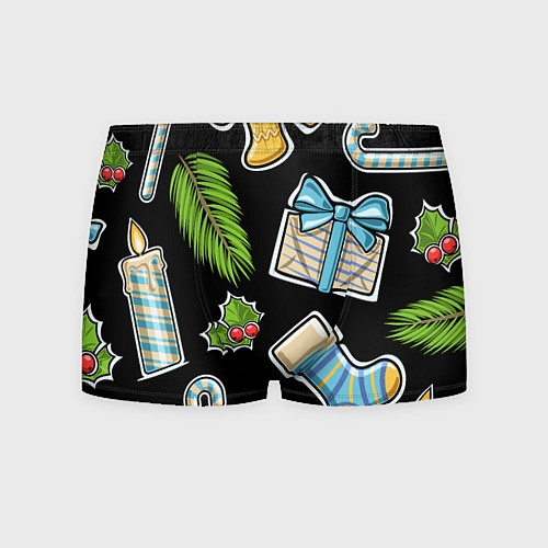 Мужские трусы Christmas soul / 3D-принт – фото 1