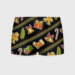 Трусы-боксеры мужские Рождественский дух, цвет: 3D-принт