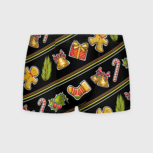 Мужские трусы Рождественский дух / 3D-принт – фото 1