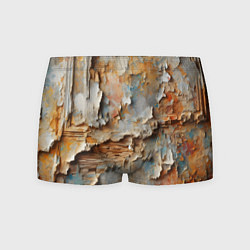 Трусы-боксеры мужские Старая штукатурка на стене - абстракция, цвет: 3D-принт