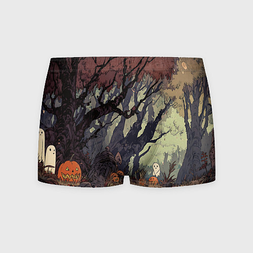 Мужские трусы Призрачный лес / 3D-принт – фото 1