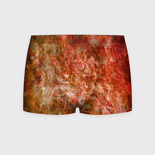 Мужские трусы Абстракция - bright red / 3D-принт – фото 1
