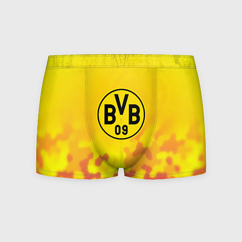 Мужские трусы Borussia камуфляж желтый текстура / 3D-принт – фото 1