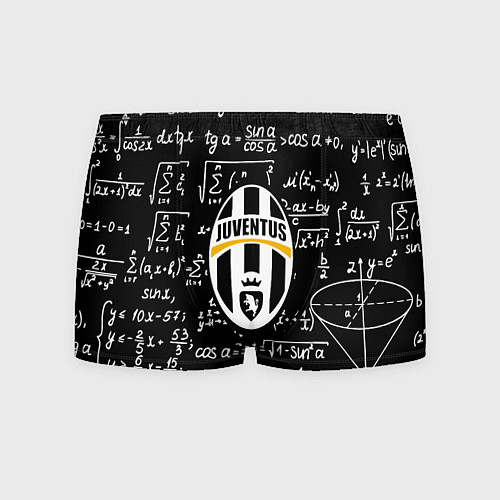 Мужские трусы Ювентус физика символы / 3D-принт – фото 1