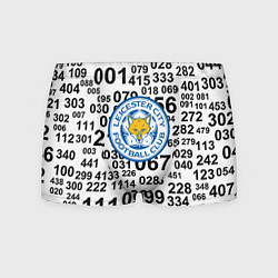 Трусы-боксеры мужские Лестер сити цифры символы, цвет: 3D-принт