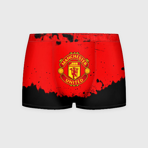 Мужские трусы Манчестер Юнайтед краски брызги / 3D-принт – фото 1
