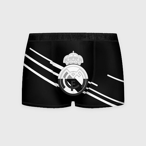 Мужские трусы Реал Мадрид полосы текстура линии / 3D-принт – фото 1