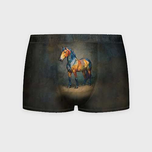Мужские трусы Конь Ренессанс / 3D-принт – фото 1