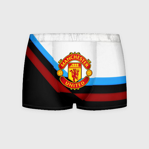 Мужские трусы Манчестер Юнайтед геометрия спорт / 3D-принт – фото 1