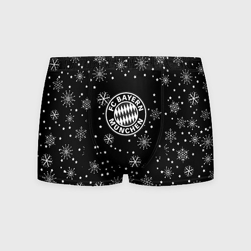Мужские трусы Бавария Мюнхен зима снежинки / 3D-принт – фото 1