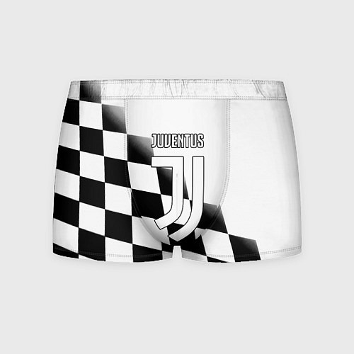 Мужские трусы Ювентус клетка краски / 3D-принт – фото 1