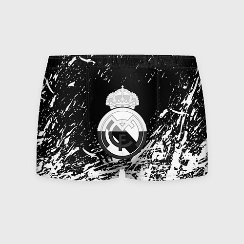 Мужские трусы Реал Мадрид краски текстура / 3D-принт – фото 1