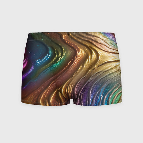 Мужские трусы Сморщенные складочки жидкости / 3D-принт – фото 1
