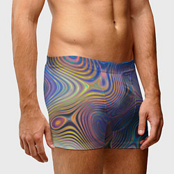 Трусы-боксеры мужские Абстрактная рябь, цвет: 3D-принт — фото 2