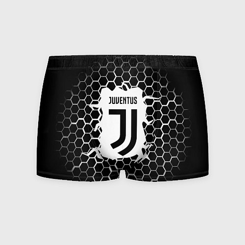 Мужские трусы Juventus соты текстура краски / 3D-принт – фото 1