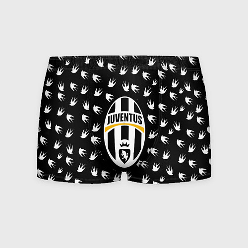 Мужские трусы Ювентус ласточки паттерн / 3D-принт – фото 1