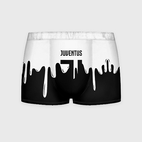 Мужские трусы Ювентус жидкие краски / 3D-принт – фото 1