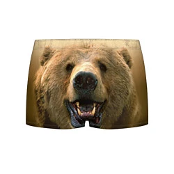 Трусы-боксеры мужские Взгляд медведя, цвет: 3D-принт
