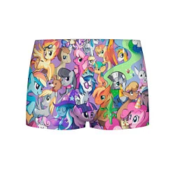 Трусы-боксеры мужские My Little Pony, цвет: 3D-принт