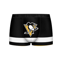Трусы-боксеры мужские Pittsburgh Penguins: Black, цвет: 3D-принт