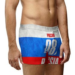 Трусы-боксеры мужские Russia: from 08, цвет: 3D-принт — фото 2