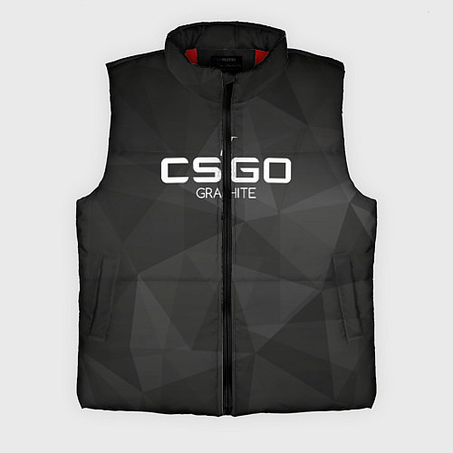 Мужской жилет CS:GO Graphite / 3D-Красный – фото 1