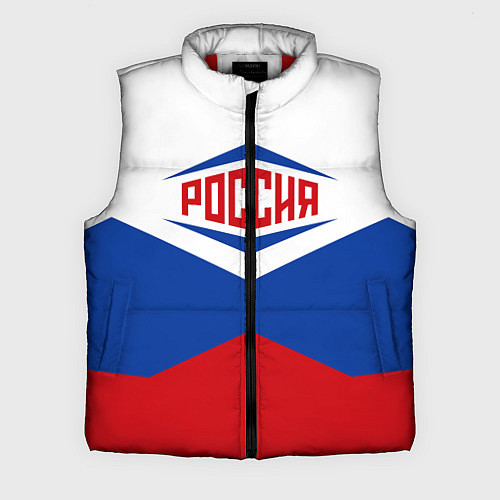 Мужской жилет Россия 2016 / 3D-Красный – фото 1