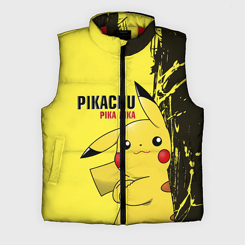 Мужской жилет Pikachu Pika Pika / 3D-Красный – фото 1