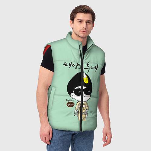 Мужской жилет Song Joong Ki: Big boss / 3D-Красный – фото 3
