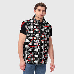 Мужской жилет 30 STM: Symbol Pattern, цвет: 3D-красный — фото 2