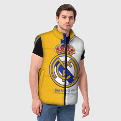 Мужской жилет Real Madrid CF, цвет: 3D-светло-серый — фото 2