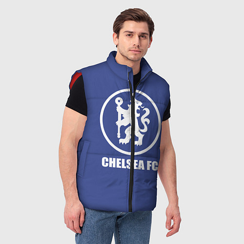 Мужской жилет Chelsea FC / 3D-Красный – фото 3