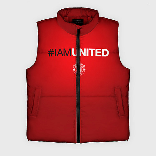 Мужской жилет I am United / 3D-Красный – фото 1