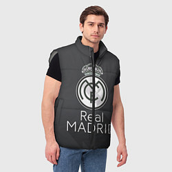 Мужской жилет Real Madrid, цвет: 3D-светло-серый — фото 2